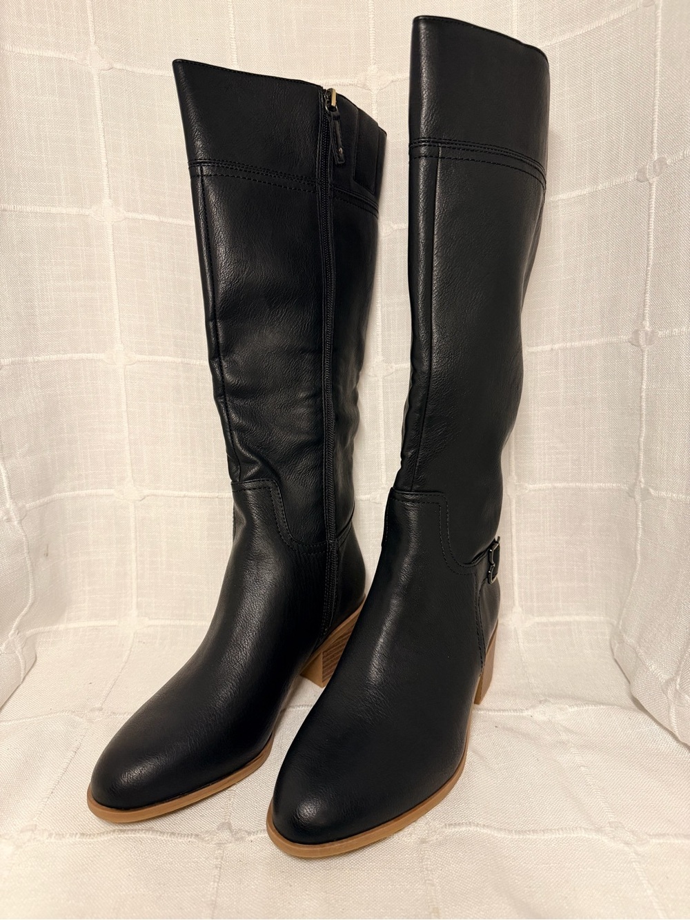 Dr. Scholl’s Adeline Black Tall Knee High Boots 7.5M NEW